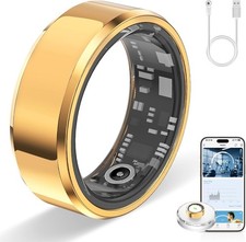 Smart Ring for Women & Men, Smart Rings Health Tracker with Heart Rate waterproo