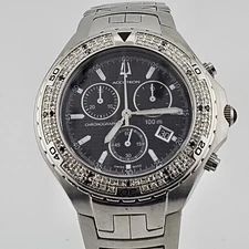 Bulova Accutron Val D'Isere 40mm Swiss Quartz Chronograph Sapphire Crystal 26E02