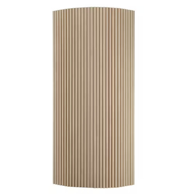 106 In. X 24 In. X 0.43 In. Wood Half Circle Flexible Multi-Purpose Siding Panel