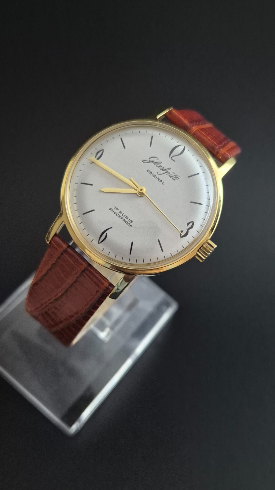 GUB Glashütte 17 Rubis Calibre 70.1 Men's Watch Excellent