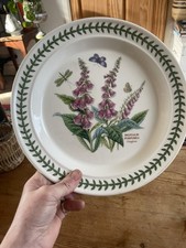 PORTMEIRION BOTANIC GARDEN DIGITALIS PURPUREA  FOXGLOVE DINNER PLATE 