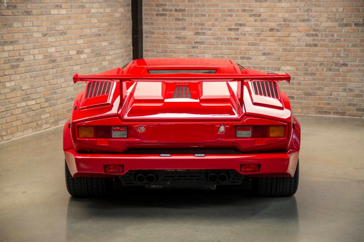 Barely Driven 1989 Lamborghini Countach Is Time Capsule of a Style