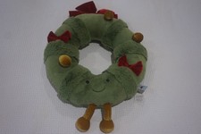 100% GENUINE JELLYCAT AMUSEABLES DECORATED CHRISTMAS WREATH SOFT PLUSH RETIRED