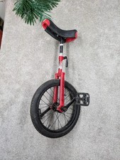 Torker CX 16 Inch Unicycle Red Kids Youth Adjustable Seat Steel Frame Trainer