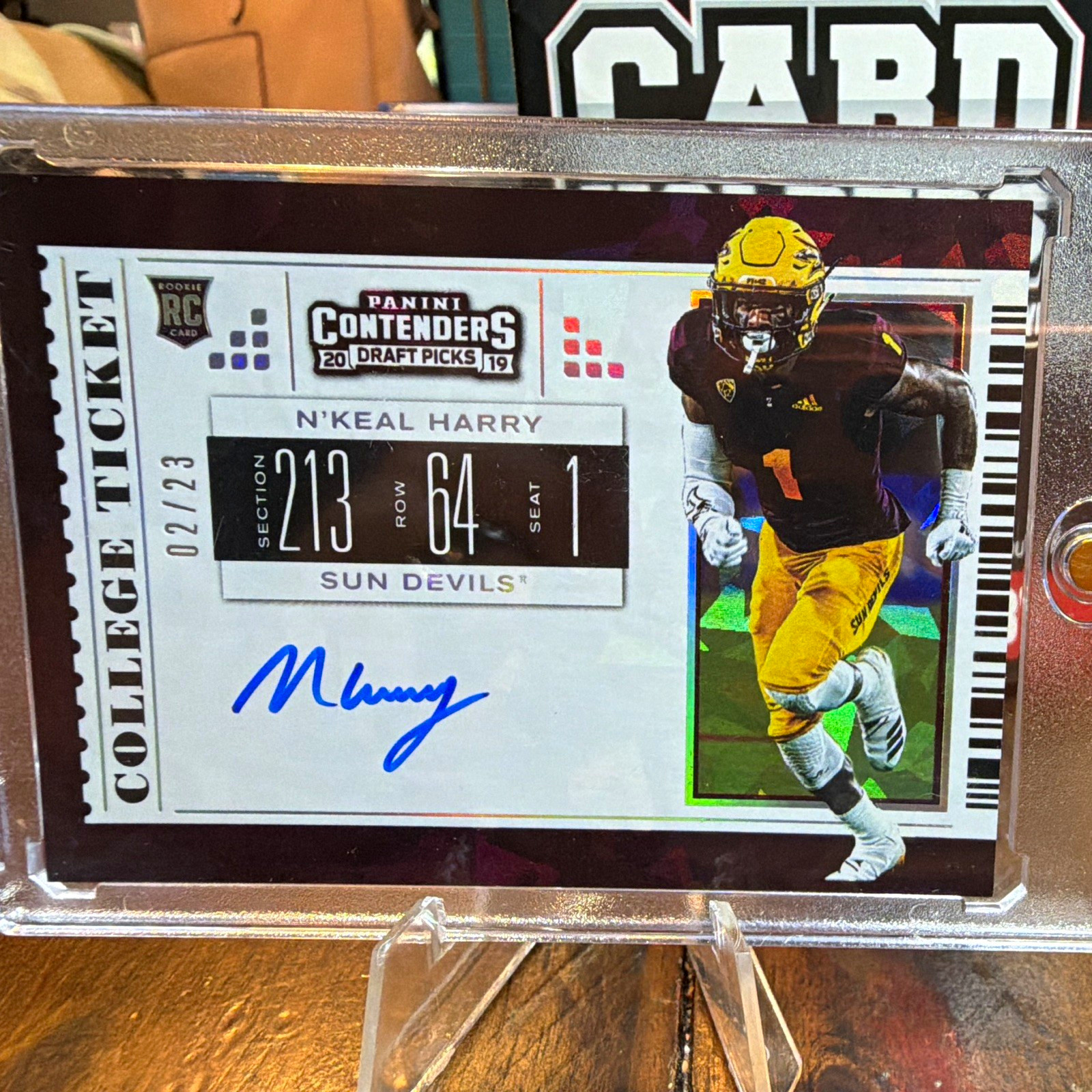 N'Keal Harry Panini Contenders Draft Picks #108 College Ticket Autograph