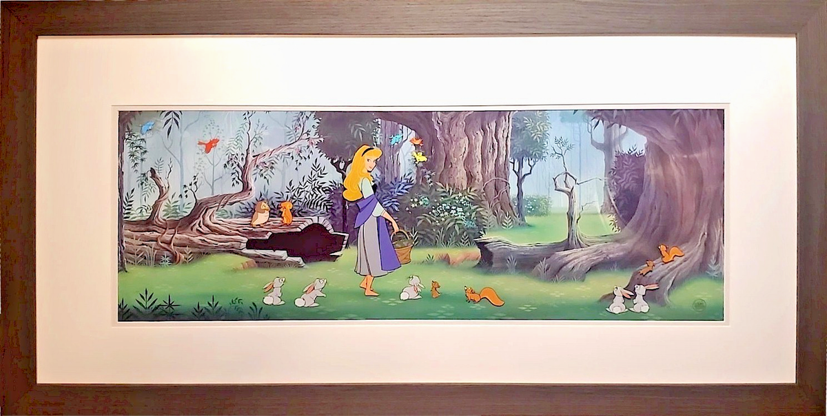 眠れる森の美女 ブライアー・ローズ　ビンテージセル画 🟢 Disney Sleeping Beauty Limited Ed Hand Painted cel Briar Rose