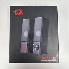 Redragon Gs550 Pc Gaming Speakers, 2.0 Channel Desktop Computer Sound Bar 