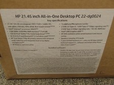 HP 22-DG0024 All-In-One Desktop PC 21.5" Celeron J4025 4GB 128GB SSD Windows 11