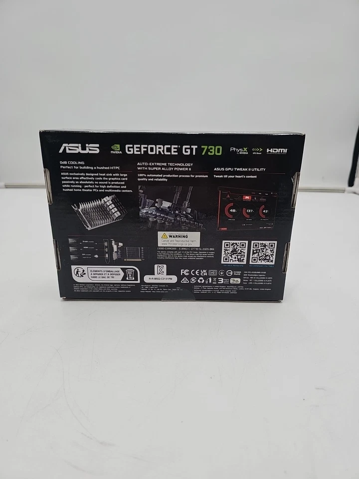 ASUS GeForce® GT 730 2GB GDDR5 Low Profile Graphics GT730-SL-2GD5-BRK New Sealed - Image 2 of 4