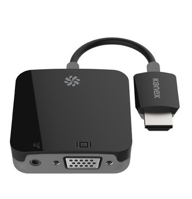 Kanex K172-1022-BK7I HDMI to VGA Adapter with Apple TV AirPlay Mirroring Roku 4K