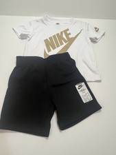 NIKE AIR TODDLER T SHIRT AND SHORTS 2 PIECE SET SIZE 24 Month NWT 36