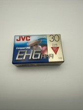 JVC Compact VHS-C EHG Hi-Fi Camcorder Cassette Tape TC-30 Sealed NEW