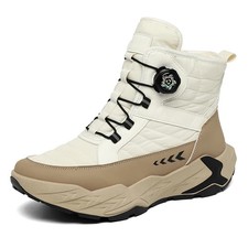 Men's High-top Plush Warm Cotton Boots Winter Non-slip Outdoor Casual Snow Shoes