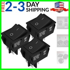 DPST Rocker Switch 40A 12V DC 4 Pin 2 Position Switch ON Off Toggle Switch 30...
