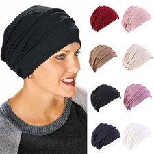 Warm Beanies Sleep Caps Head Wrap Women Turban Hat Muslim Hijabs Chemo Hat