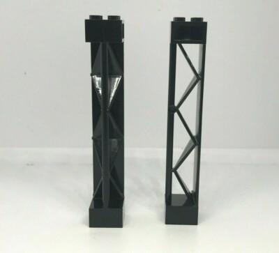 LEGO Batman: 2x Halterung 2x 2x 10 Typ 2 - Ref. 57893 schwarz - Set 7785 7783