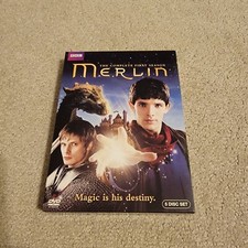 Merlin: Complete First Season DVD 2012 5-Disc Set w Slipcover BBC Colin Morgan