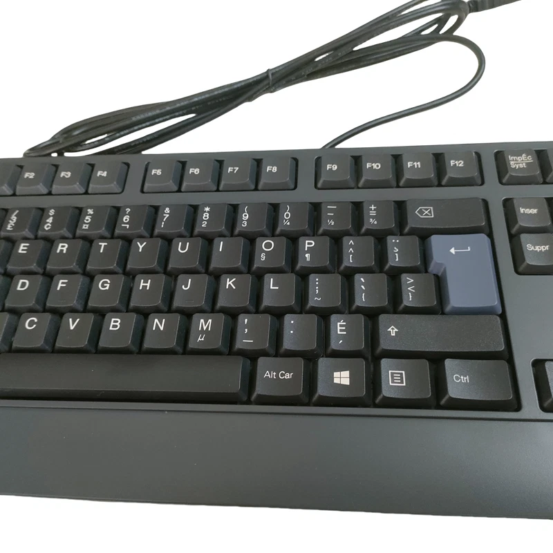 Canada French layout USB fingerprint identification keyboard kuf1256 for Lenovo - Image 4 of 4