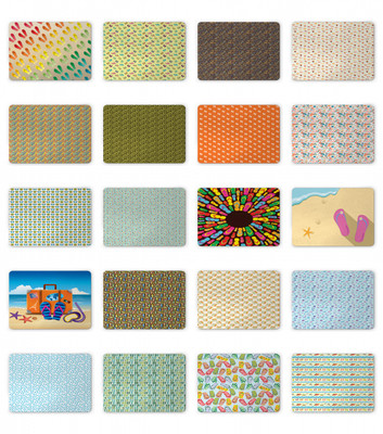 Ambesonne Summer Concept Mousepad Rectangle Non-Slip Rubber