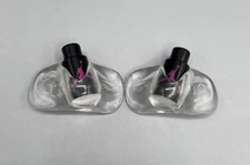 Nike Air Jordan V Lace Locks Black Base Pink Jumpman With Clear Holder