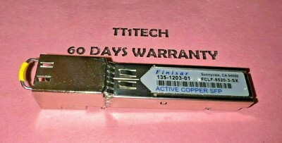 Finisar FCLF-8520-3-SX 1.25 Gb/s SFP Transceiver 1000BASE-T 10/100/1000 