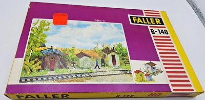 Vintage Faller HO Building Kit B-140 Track Side Shanties. Sealed NOS