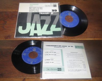 WASHBOARD SAM - Don't Leave Me Here French EP Jazz Blues 64' BIEM NM