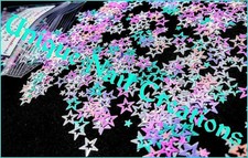 HOLLOW STAR Glitter Multi-Sizes Nail Art Acrylic Gel Body Art Face Festival