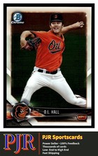2018 Bowman Chrome #BCP107 D.L. Hall Baltimore Orioles  BUY 4 - 35% OFF
