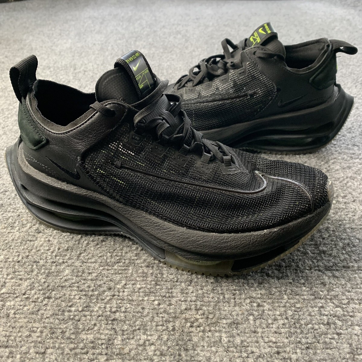 NIKE W ZOOM DOUBLE STACKED 黒色 USED 25cm Women's Zoom Double Stacked 'Volt Black' Release Date. Nike