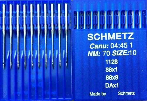 AGUJAS MÁQUINA DE COSER INDUSTRIAL SCHMETZ DAX1 1128 TALLA70/10TO100/16 SINGER195K - Imagen 3 de 6