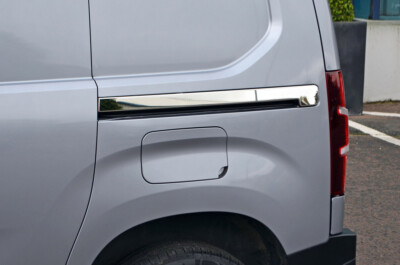 Chrome Sliding Door Rail Trim Covers To Fit Toyota ProAce City (2019