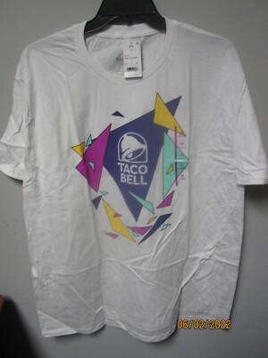 Men's Taco Bell Short Sleeve Graphic Crewneck T-Shirt Size 2X