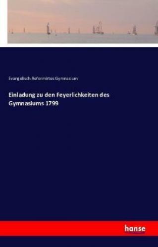 Thumbnail - Einladung Zu Den Feyerlichkeiten Des Gymnasiums 1799 3410