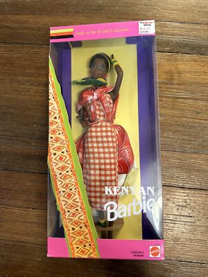 Dolls of the World Collection Kenyan Barbie AA Mattel 11181 DOTW NRFB