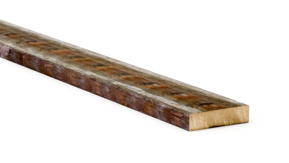 Edelstahl Flachstange V2A 40x8mm - 1500mm Geschliffen | Rostfrei Für DIY