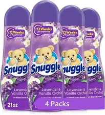 Snuggle In Wash Scent Booster, Lavender & Vanilla Orchid, 19 Ounce (Pack of 4)