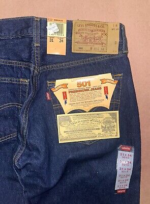 Vintage Levis 501 Pre-Shrunk, Rare Deadstock, New With Tag Vintage Levis 501 Pre-Shrunk, Rare Deadstock, New With Tag