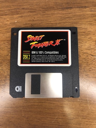 Vintage Street Fighter 2 II PC IBM 3.5" Floppy Disk Capcom Tested - Picture 4 of 7