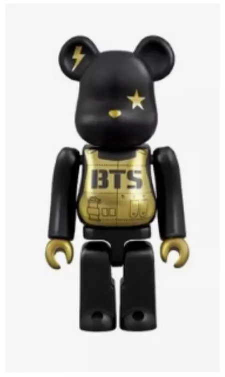 Bearbrick x BTS 100% Black Gold BE@RBRICK