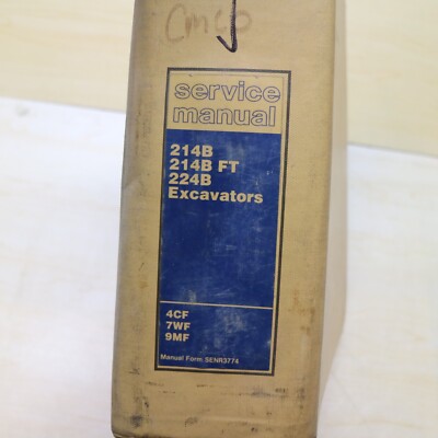 CAT Caterpillar 214B 224B Crawler Excavator Repair Shop Service Manual book FT