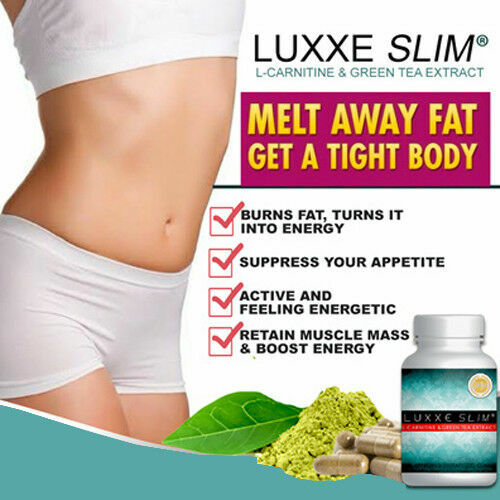 LUXXE-SLIM-L-CARNITINE-amp-GREEN-TEA-EXTRACT-FOR-WEIGHT-LOSS-60-CAPS-MADE-IN-AUSTR