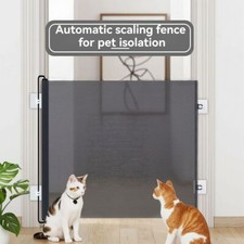 1pc Pet Dog Gate Network Fence Baby Safety Gate Mesh Enclosure Retractable Gate.