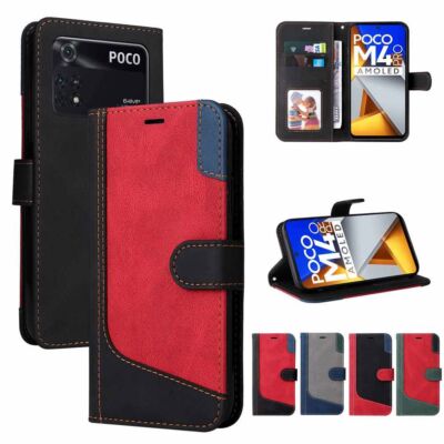 For Xiaomi Poco M4 Pro/X4 Pro/X3 Pro/F4 GT Wallet Flip Leather Phone Case Cover
