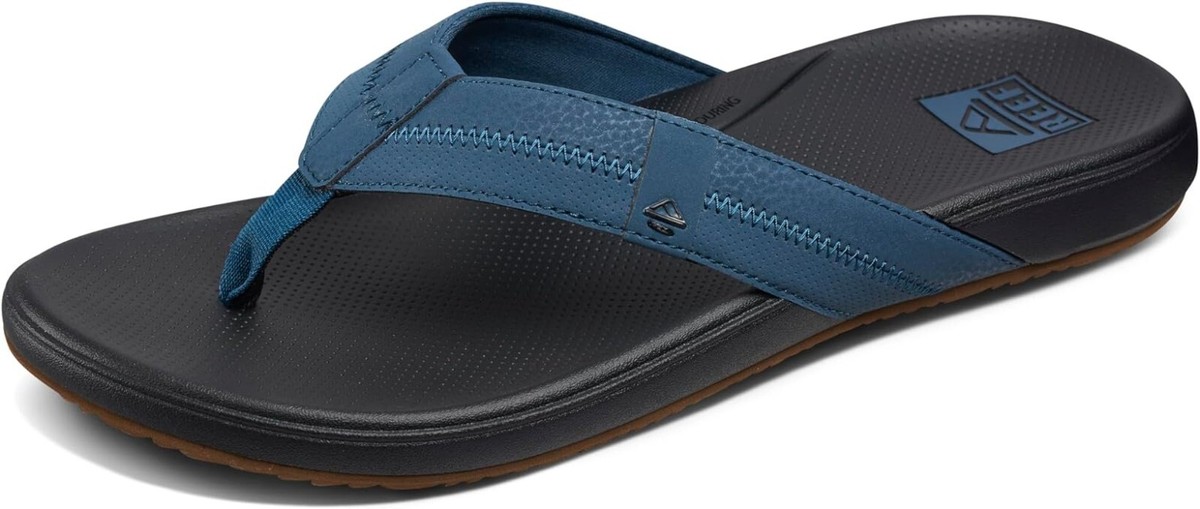 Man Reef Cushion Phantom II Flip Flop Beach Sandal CJ4345 Color Orion/Black  New