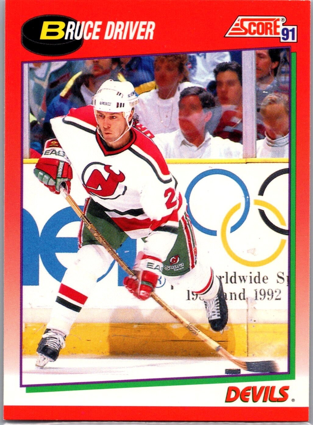 1991-92 Score Canadian - Bilingual #89 Bruce Driver