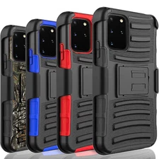 For Samsung Galaxy S20/Plus/Ultra Case Phone Cover Shockproof + Tempered Glass