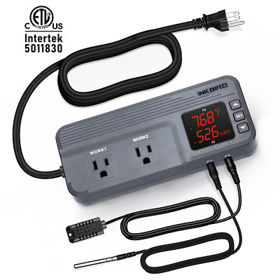 1800W Temperature Humidity Sensor Controller Humidistats Thermostats ITC-608T CF