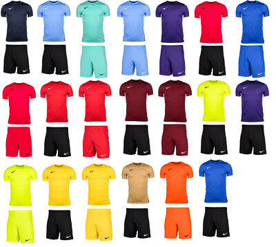 Nike Kinder Sport-Set T-shirt Kurze Hose Dry Park VII JSY SS Training Fitness