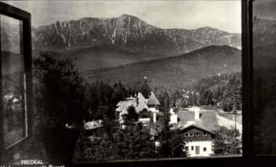 Rumänien Romina Postkarte Postcard PREDEAL Carte Postala s/w AK ungelaufen